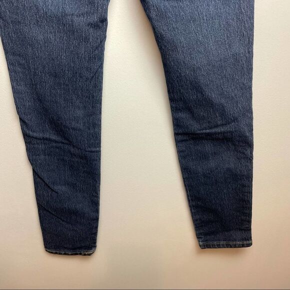Fashion Nova Dark Wash Skinny Jeans High Waisted Cotton Blend Spandex size 7 - Picture 3 of 11